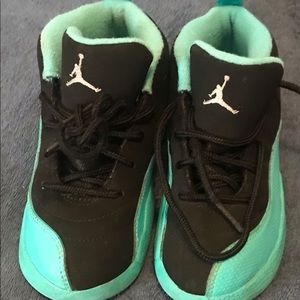 Jordan 12 Retro Black and Teal